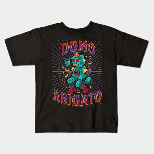 Domo Arigato Kids T-Shirt by RockReflections